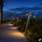 Modern Number 7 LED Bollard Light – 100 cm Outdoor Pathway Fixture