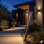 Modern Number 7 LED Bollard Light – 100 cm Outdoor Pathway Fixture